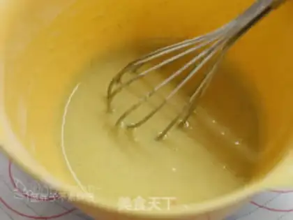 Make Vanilla chili cake step 3