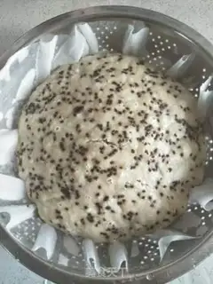 Make Black and sesame pasta step 6