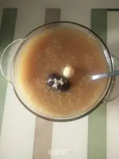 Make Red Sugar Lotus rice porridge step 2