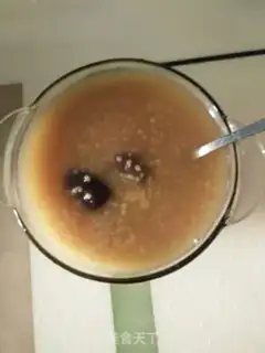 Make Red Sugar Lotus rice porridge step 3