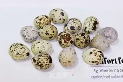 Make Five cedar quail eggs step 2