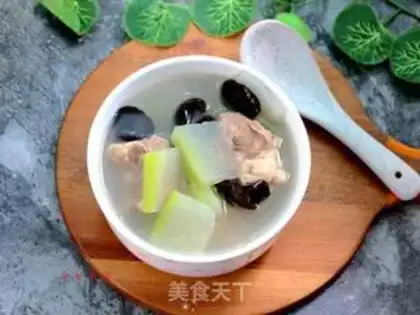 Make Pond melon black earbrush soup step 6