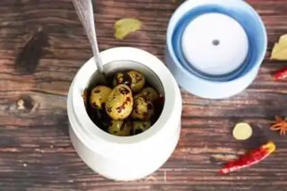 Make Five cedar quail eggs step 10