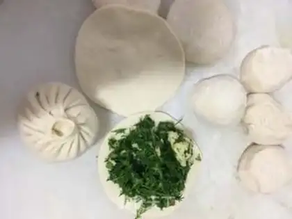 Make Roast egg buns step 10