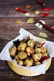 Make Five cedar quail eggs step 13