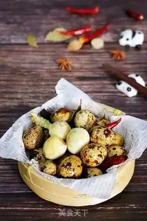 Make Five cedar quail eggs step 14