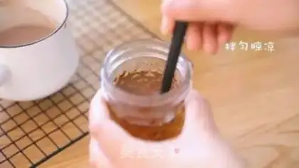 Make Homemade milk cap tea step 13