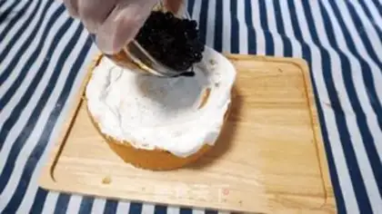 Make ♪ Net, black, black mashed cake ♪ step 10