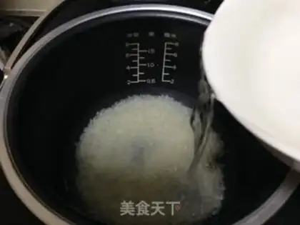 Make Vegetable rice congee step 5