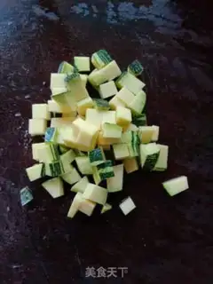 Make Pumpkin rice step 1
