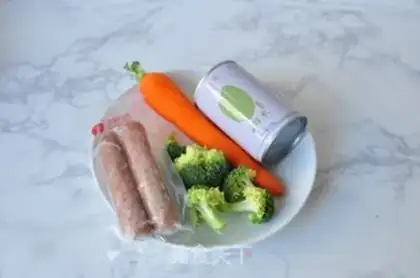 Make Orchid sausages step 0