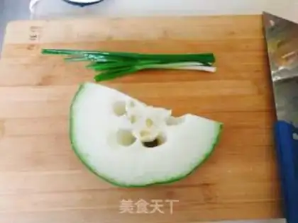 Make Shrimp drys the melon step 0