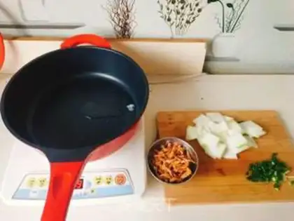 Make Shrimp drys the melon step 2