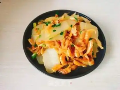 Make Shrimp drys the melon step 8