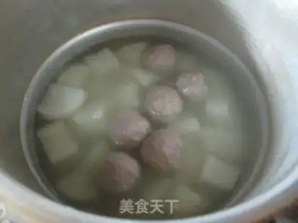 Make Pit-ball radish soup step 10