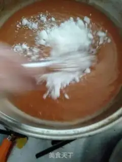 Make A mountain cake step 4