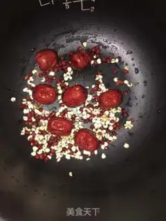 Make Red bean rice porridge step 2