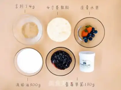 Make Blueberry-cracker step 0