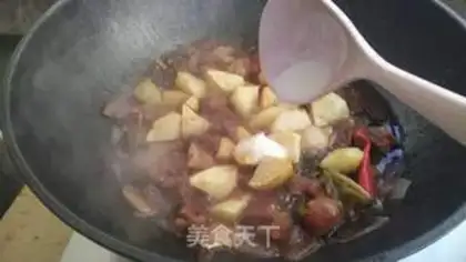 Make Potato-burning cow step 13