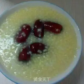 Make Red-tree rice porridge step 4