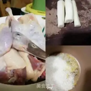 Make Fresh mountain water duck baby rice step 0
