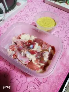 Make Fresh mountain water duck baby rice step 1