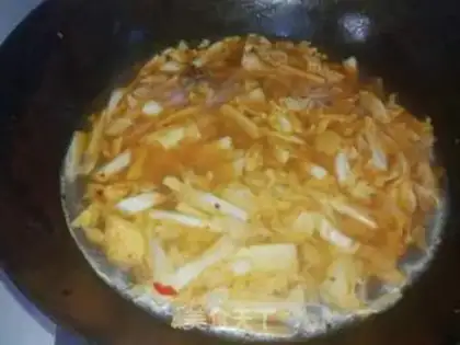 Make Spicy cabbage, frozen tofu step 8