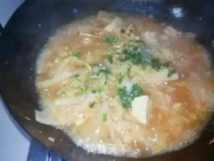 Make Spicy cabbage, frozen tofu step 11