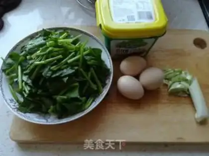 Make Eggsa spinach step 0