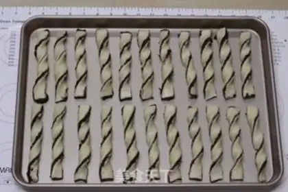 Make Red bean twists step 16