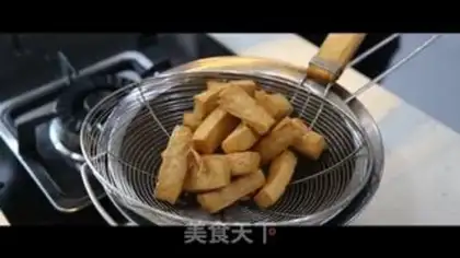 Make Stone pot, tofu step 2