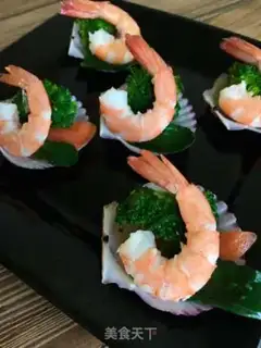 Make Sesame salted shrimp salad step 13