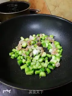 Make Pumpkin rice step 3