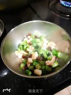 Make Pumpkin rice step 4