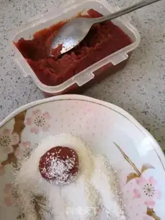 Make Coconut Mountain ball step 10