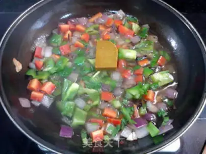 Make Curry dry noodles step 13