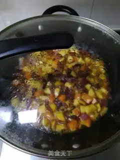 Make Weenie taro rice step 9