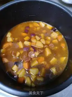 Make Weenie taro rice step 11