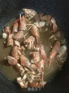 Make Shrimp cream pasta step 2
