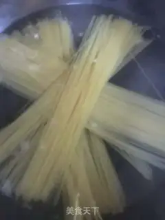 Make Shrimp cream pasta step 4