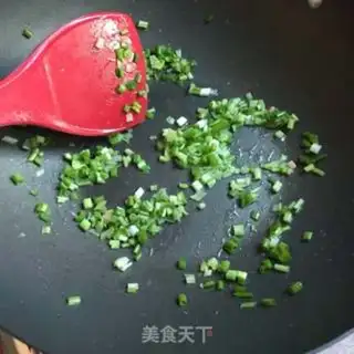 Make Autumn shrimp ham and rice step 5
