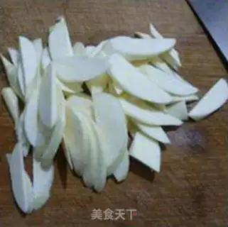 Make Garlic, white, tofu dry step 4