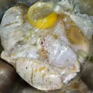 Make Black pepper, lemon wings step 2