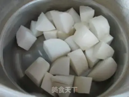 Make Pit-ball radish soup step 3