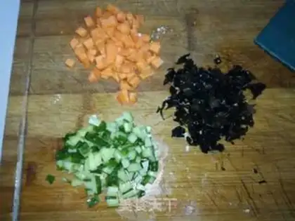 Make cucumber mucous step 1