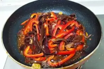 Make Sweet peppers back to the pot step 12