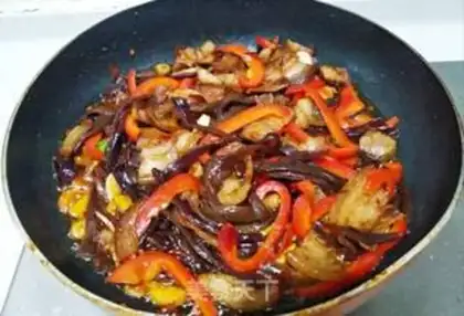 Make Sweet peppers back to the pot step 14