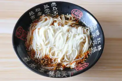 Make Sour noodles for mushroom meat step 10