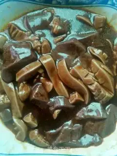 Make The liver and the waist are fried step 4