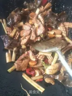 Make The liver and the waist are fried step 8